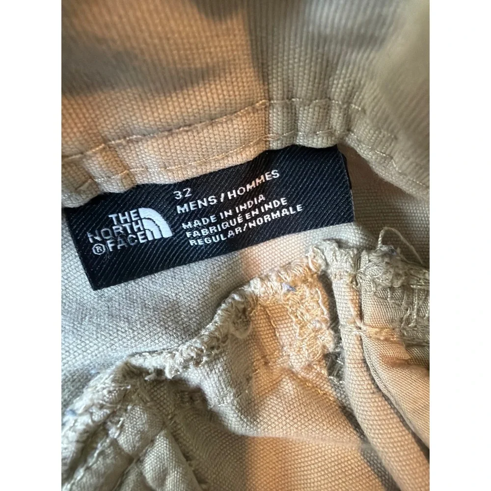 The North Face Mens Motion Pants Khaki Tan Stretch Hiking Trousers 32x30